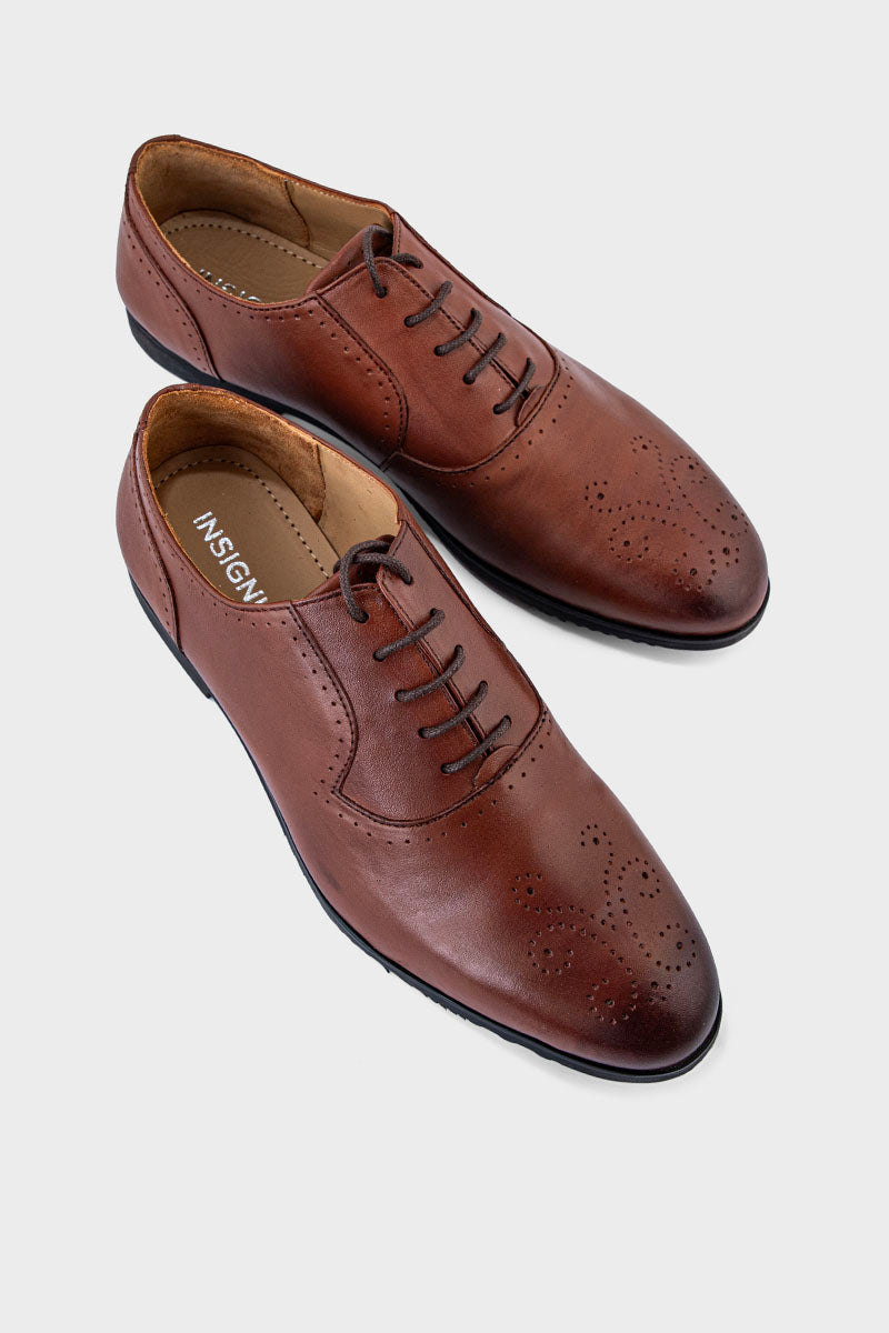 Men Formal Oxford MF8001-Brown