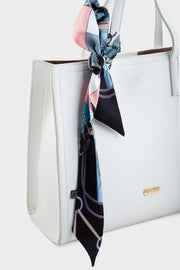 Premium Silk Bag Scarf BF0003-Black