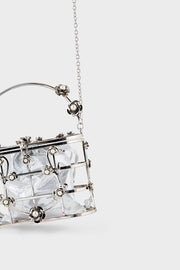 Party Wear Clutch BK4063-Silver