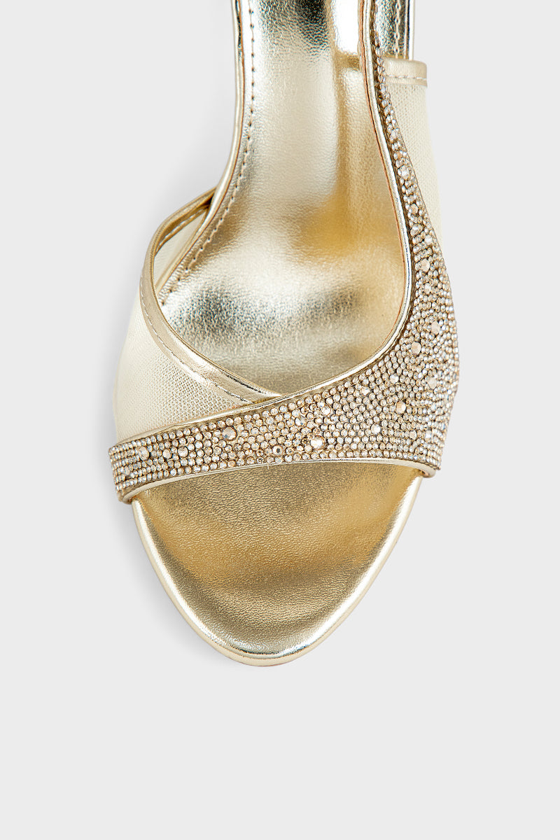 Party Wear Sandal IP2075-Gold