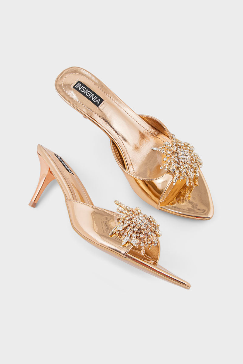 Party Wear Slip On IP0077-Champagne