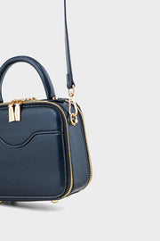 Top Handle Hand Bags BH0075-Navy