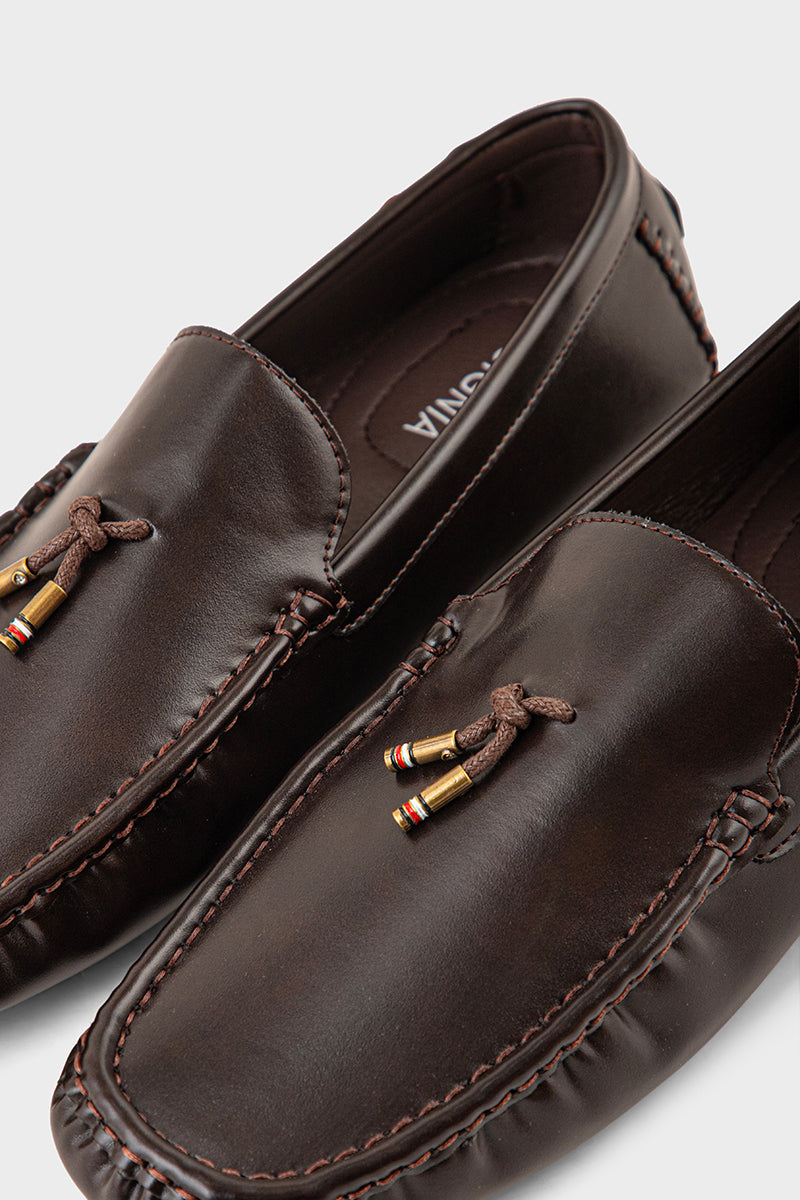 Men Casual Moccasin MC4045-Coffee