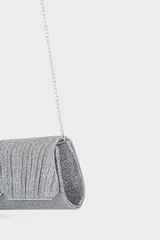 Party Wear Clutch BK4034-Silver