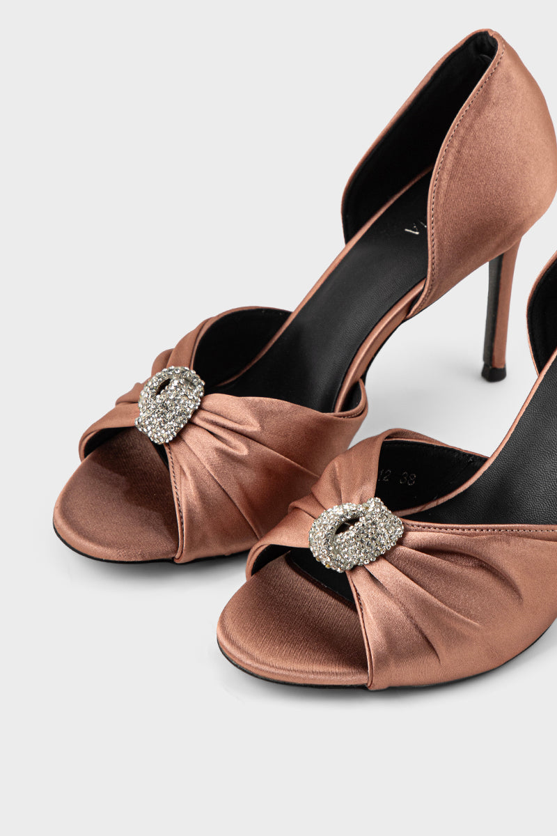 Formal Peep Toes IF3512-Tea Pink
