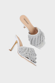 Party Wear Slip On I29293-Silver