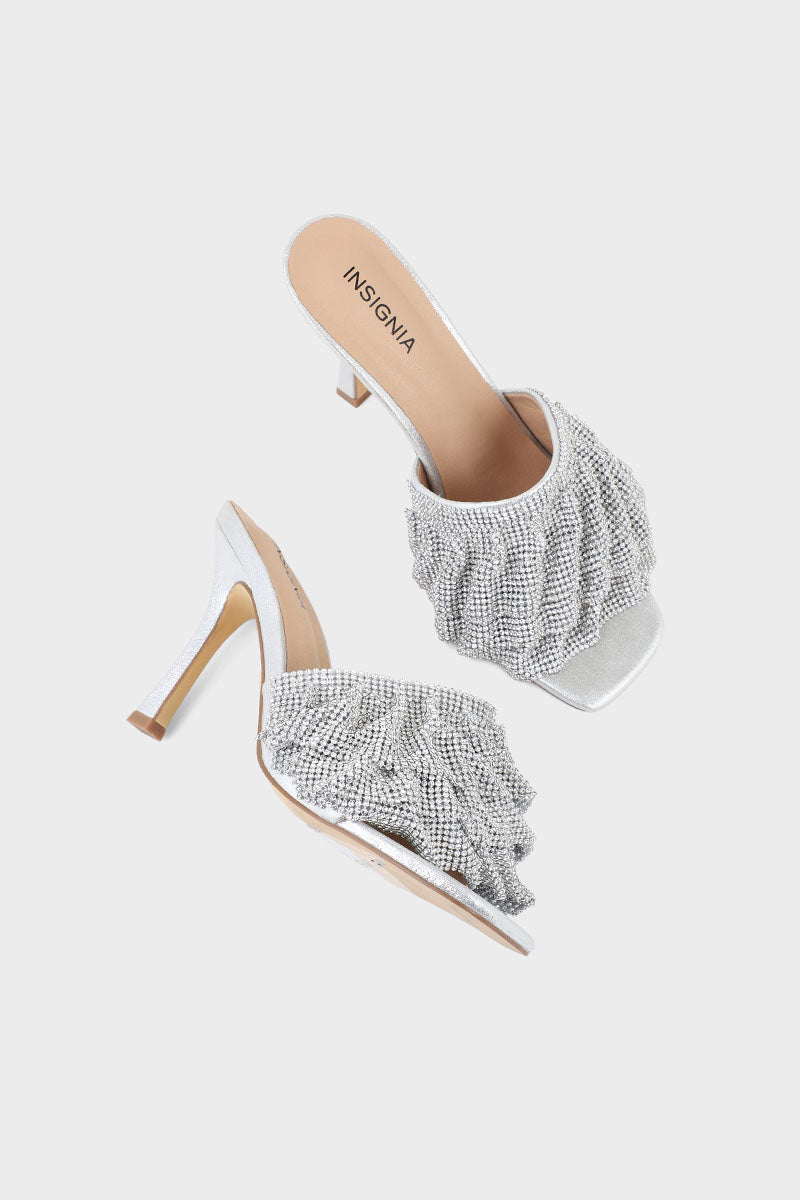 Party Wear Slip On I29293-Silver