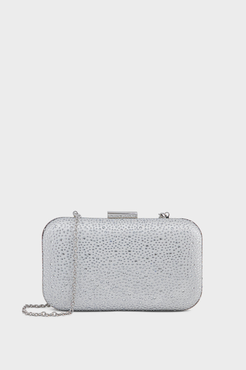 Party Wear Clutch BK4130-White