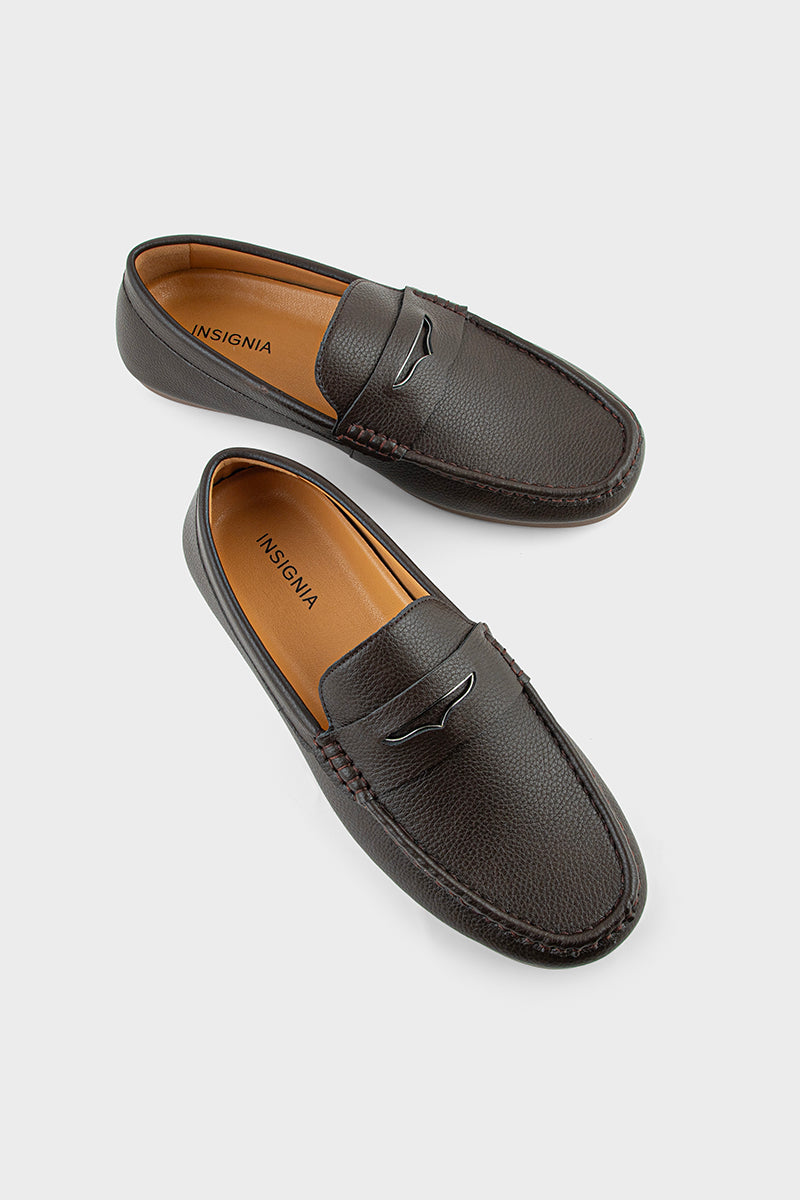Men Casual Driving Mocs MC4025-Coffee