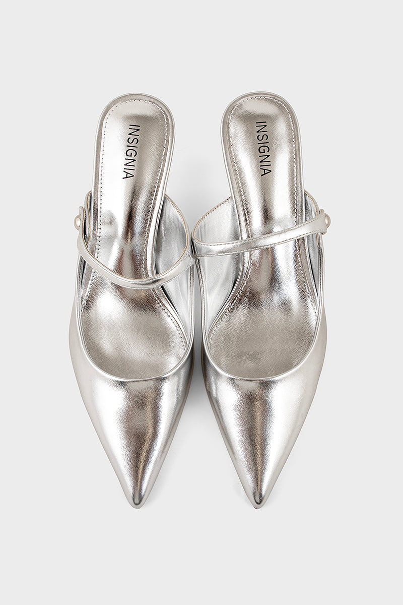 Party Wear Mule IP8517-Silver