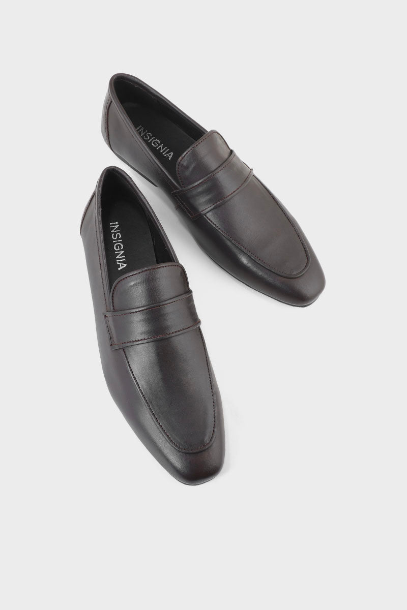 Men Formal Loafers M22086-Coffee