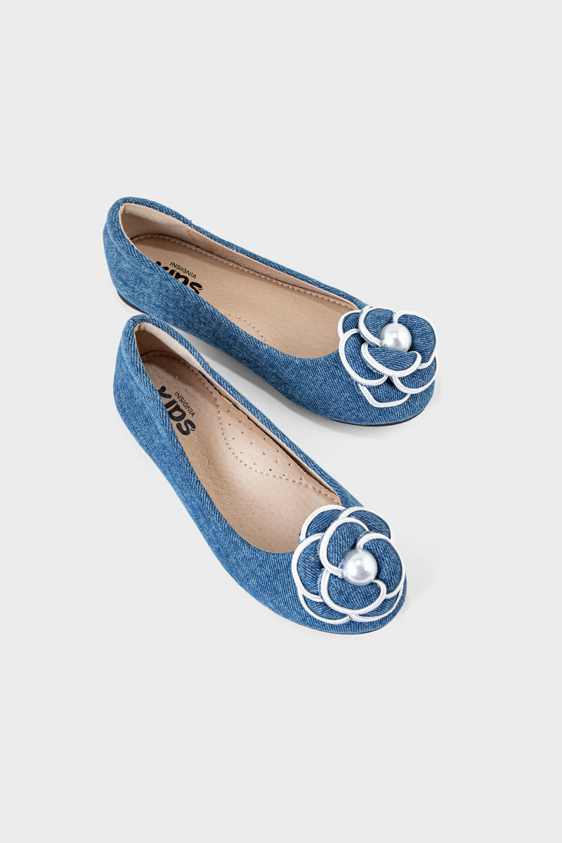 Girls Formal Pumps GF6010-Blue