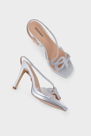 Party Wear Sandal I23712-Silver