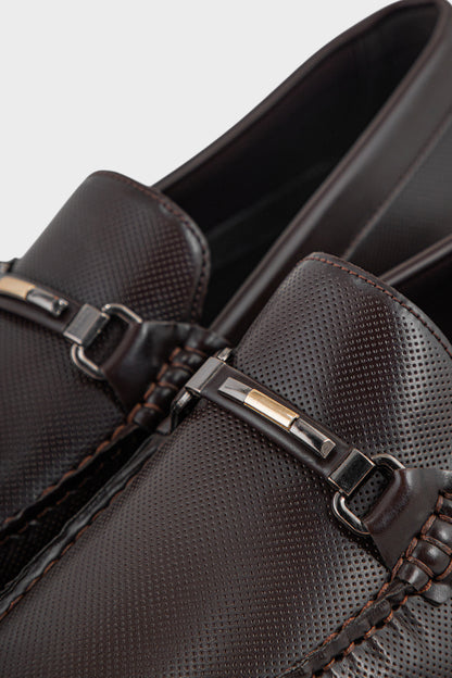 Men Casual Driving Mocs MC4040-Coffee