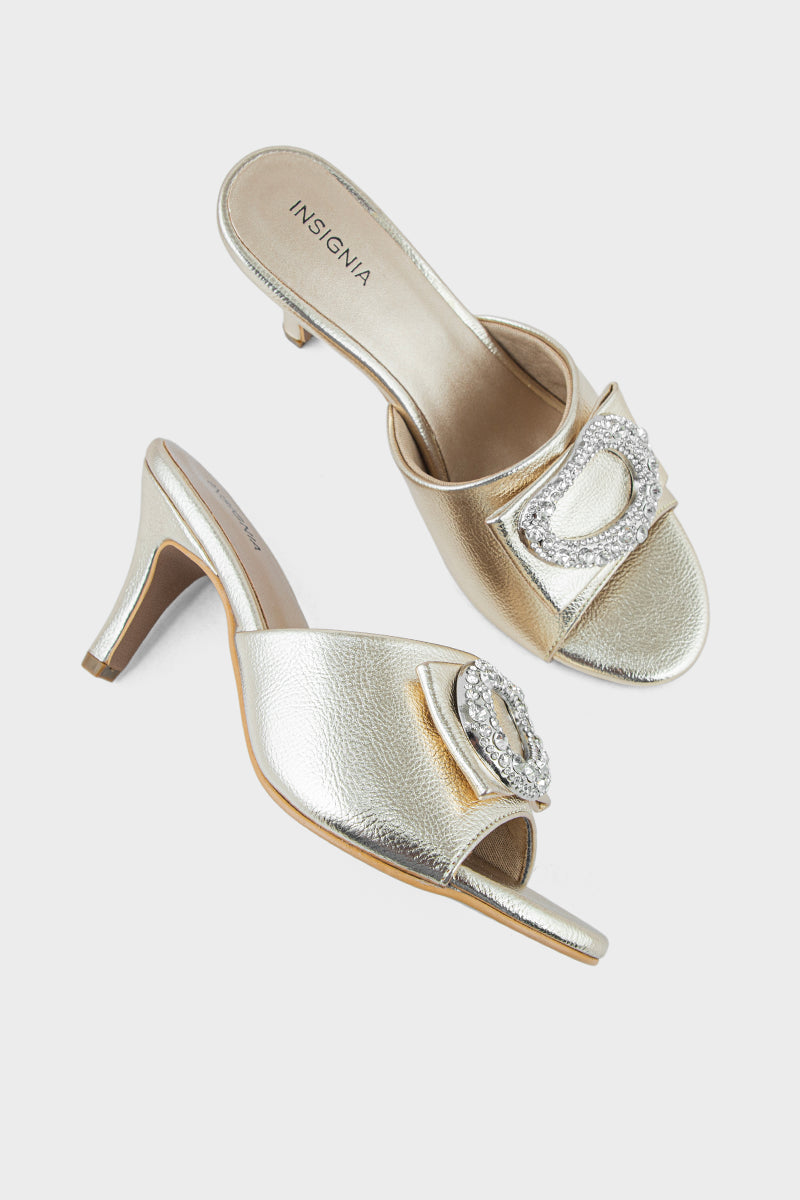 Party Wear Slip On IP0081-Gold