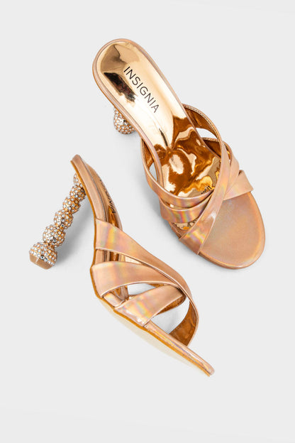 Party Wear Slip On IP0051-Rose Gold