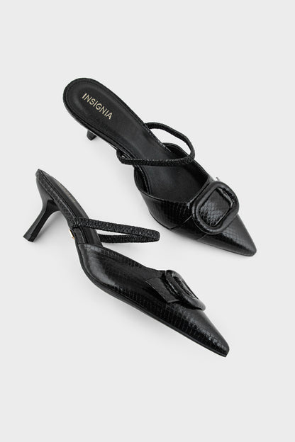 Party Wear Mule IP8508-Black