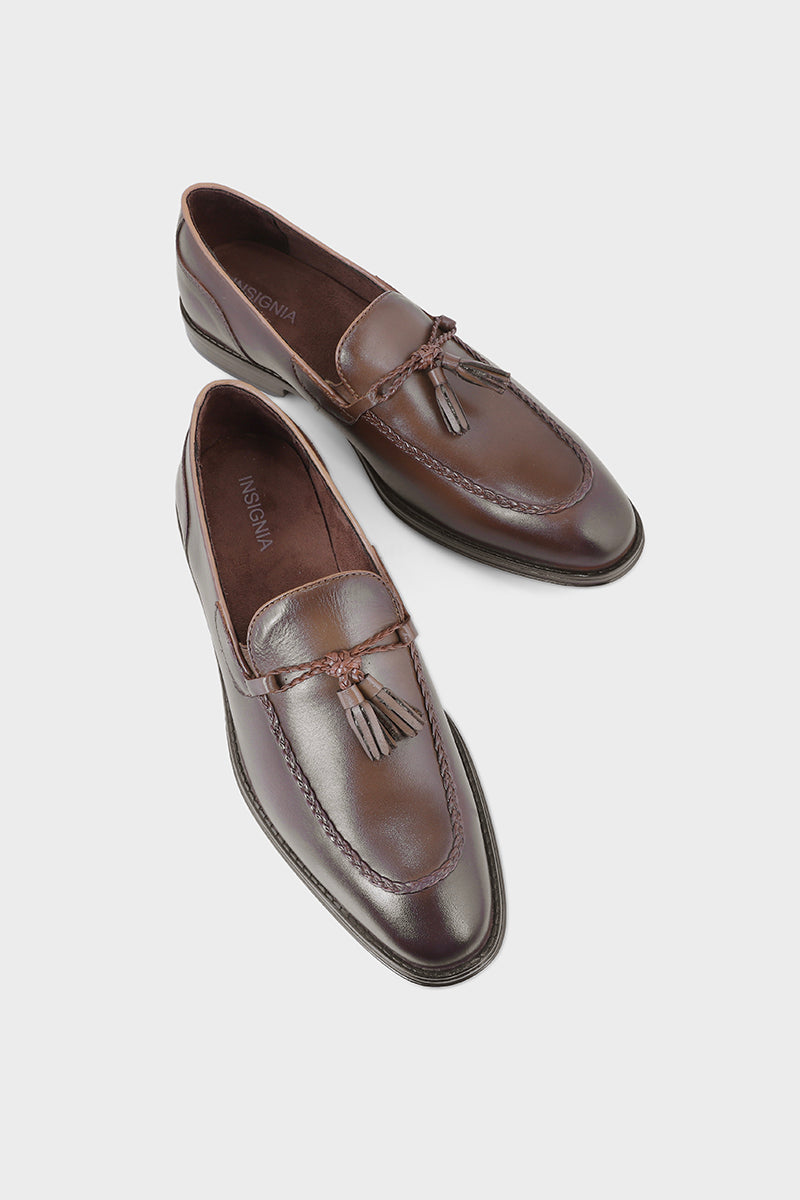 Men Formal Loafers M38117-Brown