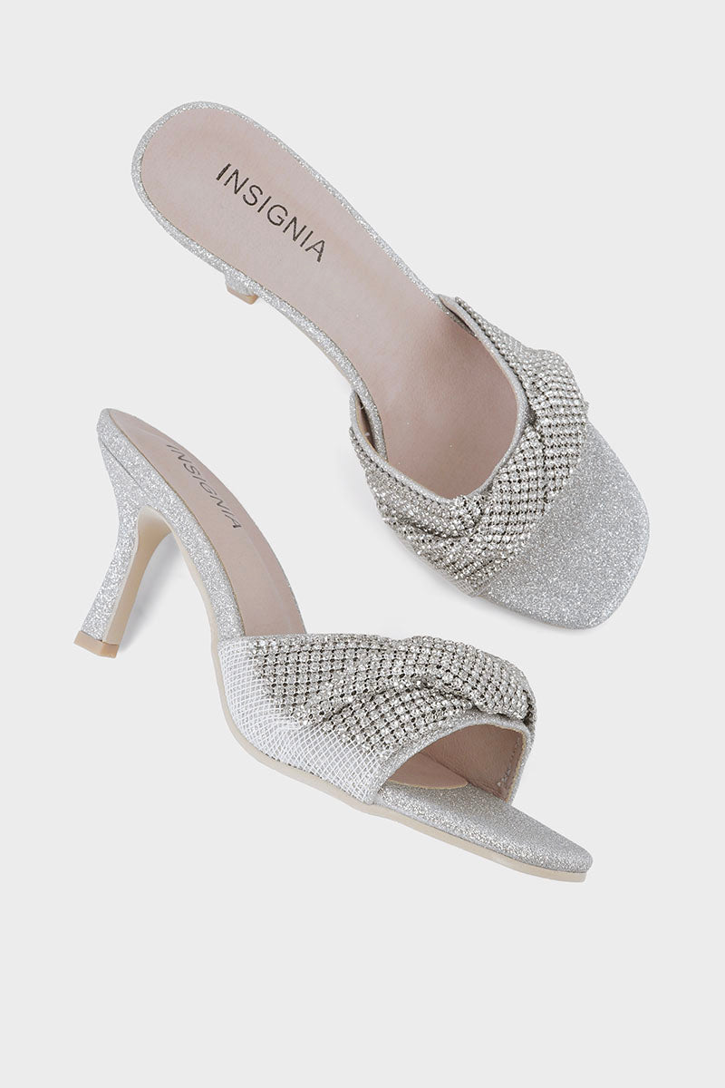 Party Wear Slip On I29298-Silver