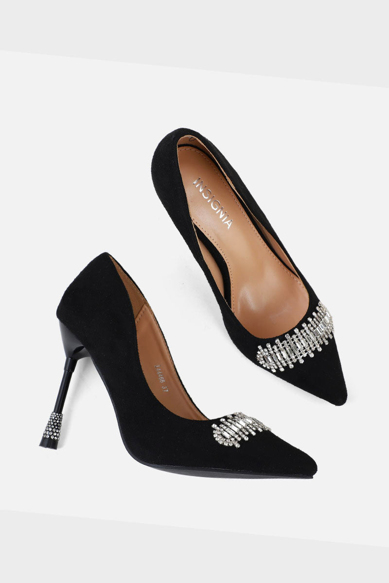 Black sales court shoes