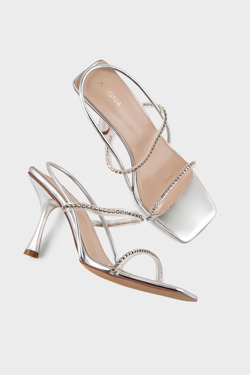 Party Wear Sandal IP2055-Silver