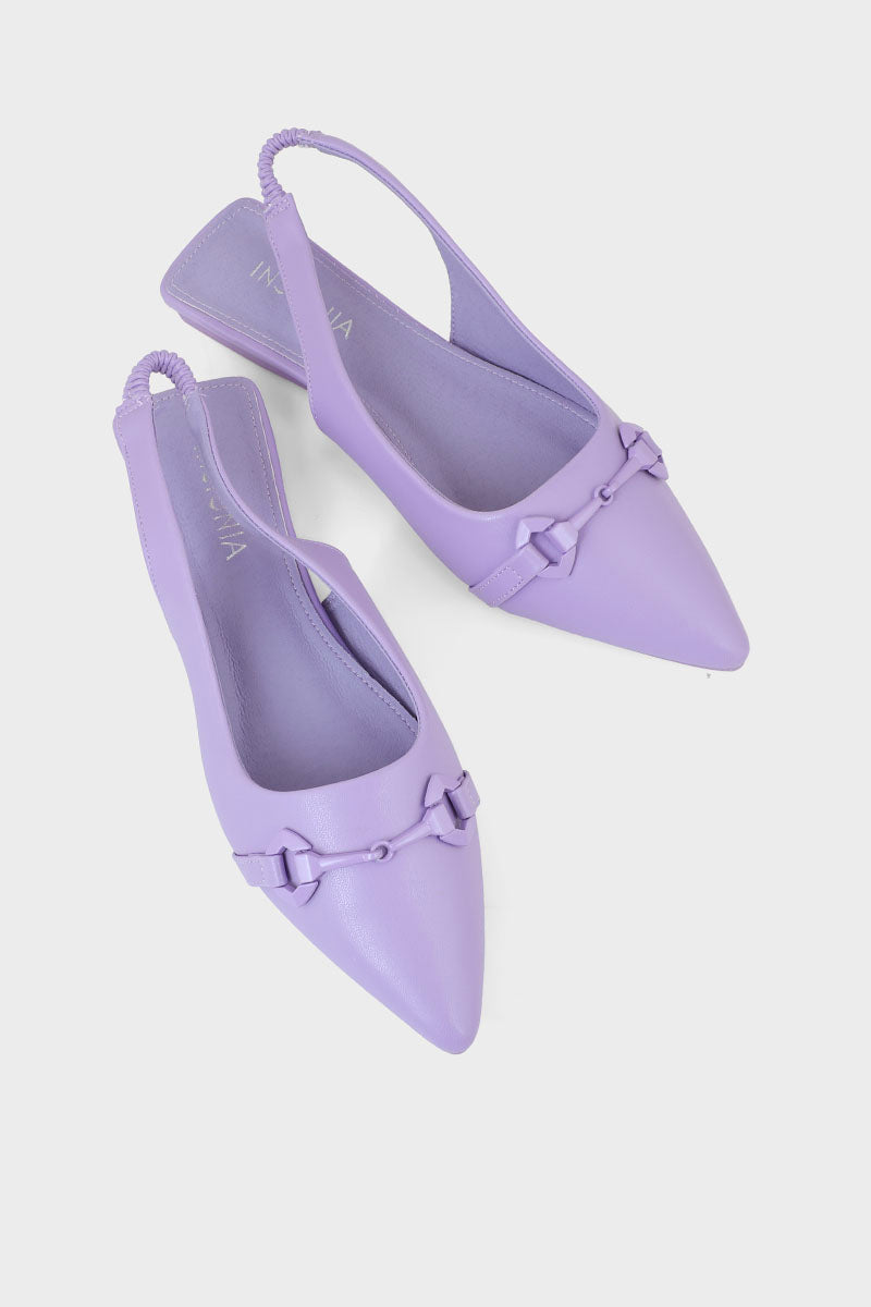 Casual Sling Back I47283-Lilac