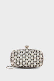 Party Wear Clutch BK4133-Pewter