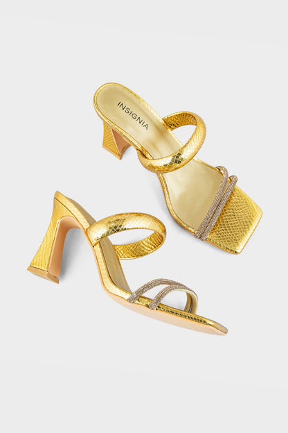 Party Wear Slip On IP0052-Golden