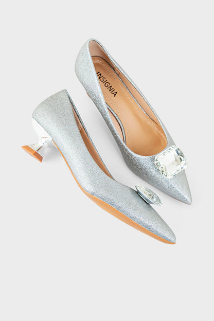 Formal Court Shoes IF5013-Silver