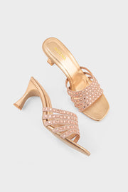 Party Wear Slip On IP0092-Rose Gold