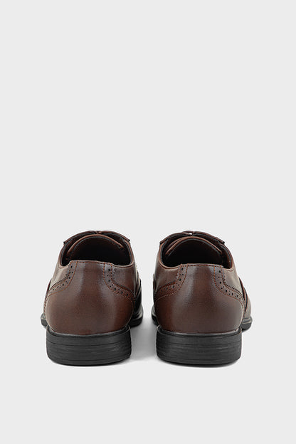 Men Formal Oxford MF8011-Coffee