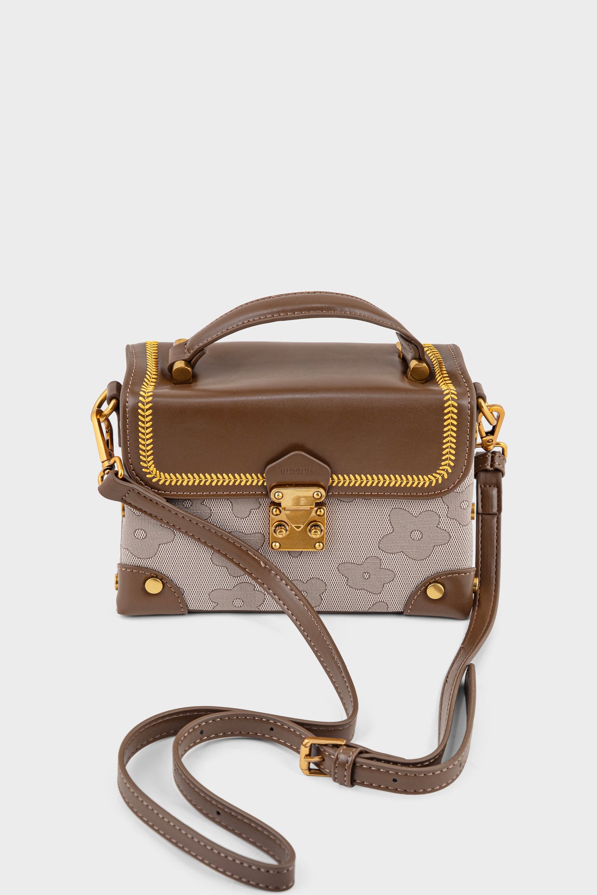 Top Handle Hand Bags BH0228-Brown
