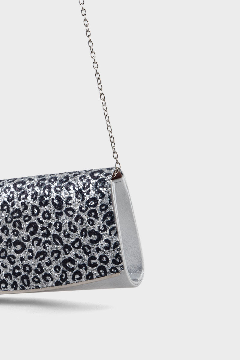 Party Wear Clutch BK4123-Silver