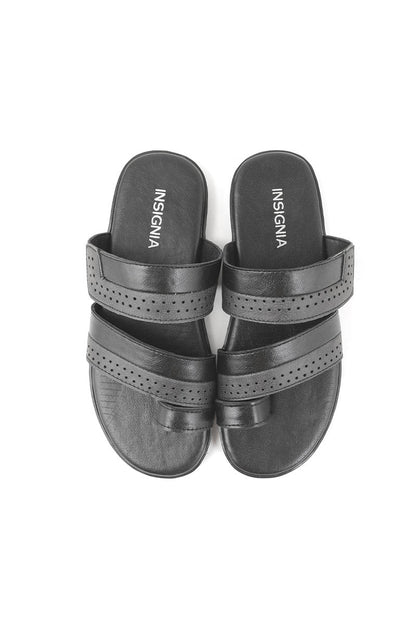 Men Casual Thong M10021-Black