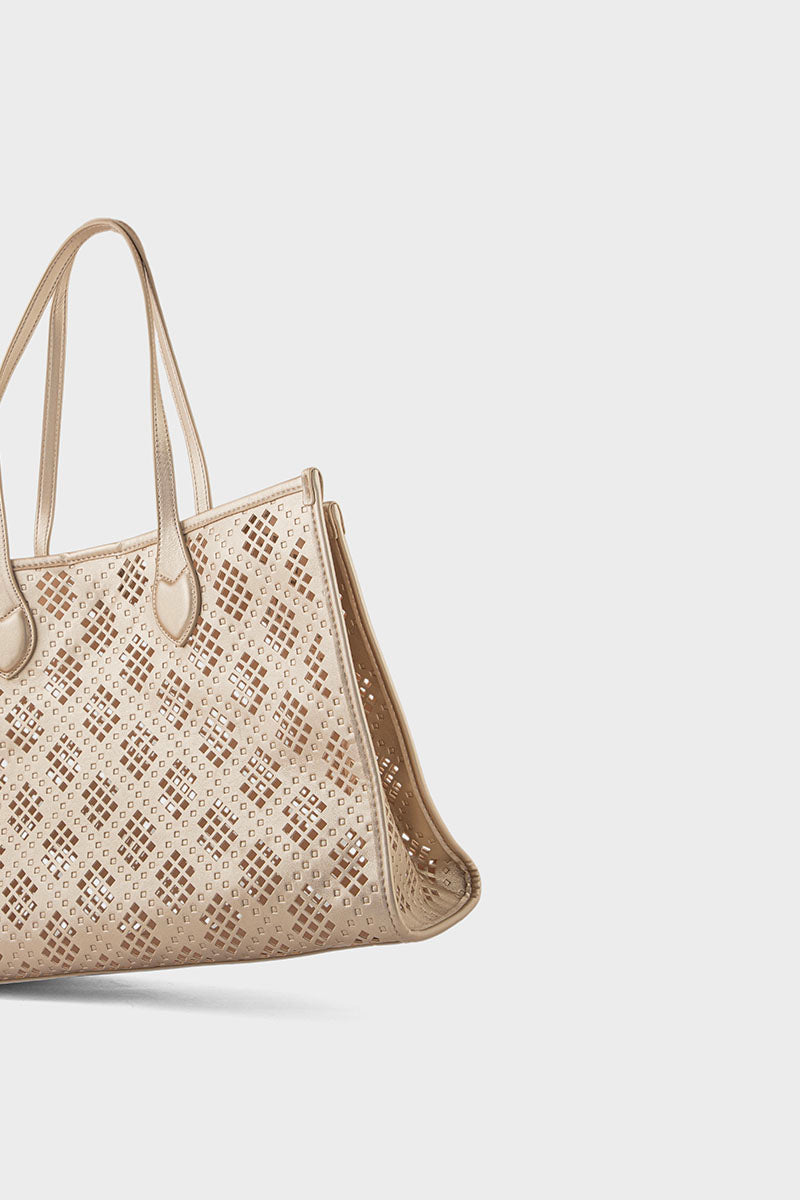 Tote Hand Bags BS2190-Light Gold