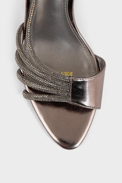Party Wear Sandal IP2073-Pewter