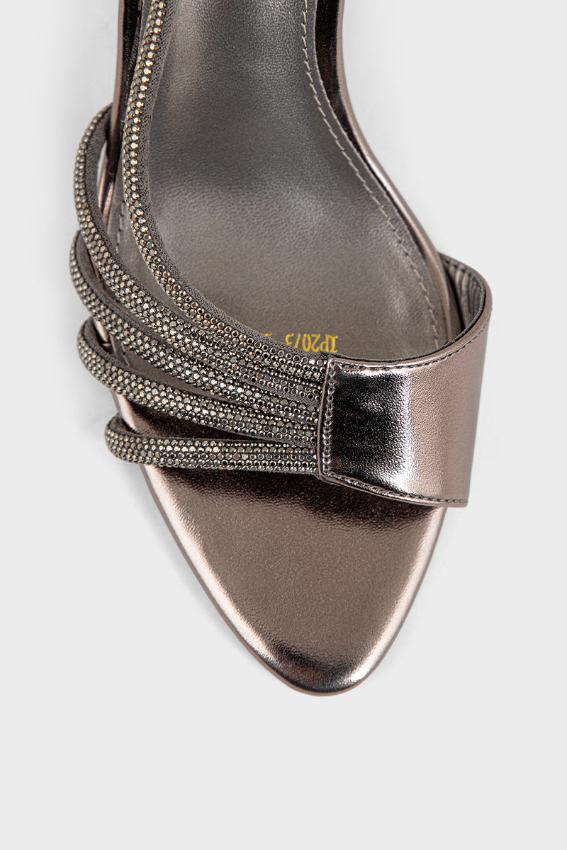 Party Wear Sandal IP2073-Pewter