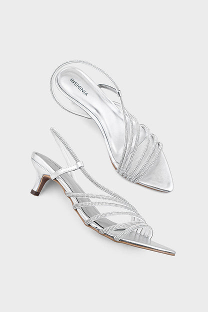 Party Wear Sandal IP2044-Silver