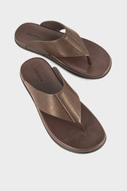 Men Casual Thong MO3011-Coffee