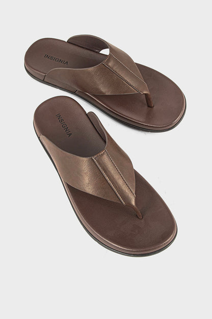 Men Casual Thong MO3011-Coffee