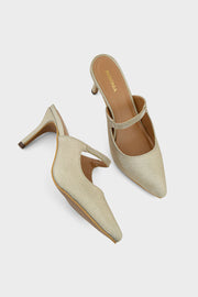 Party Wear Mule IP8512-Gold