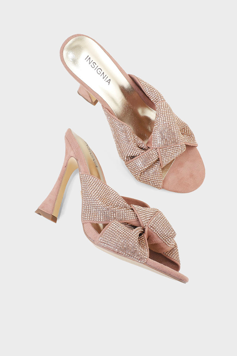 Party Wear Slip On I29294-Nude Pink