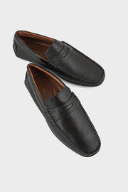 Men Casual Driving Mocs MC4023-Black