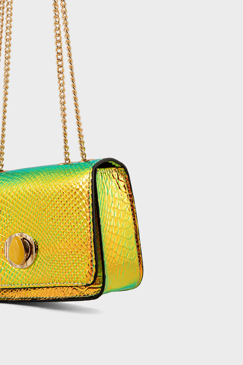 Party Wear Clutch BK4070-Golden
