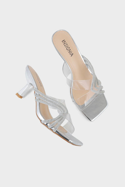 Party Wear Slip On IP0019-Silver