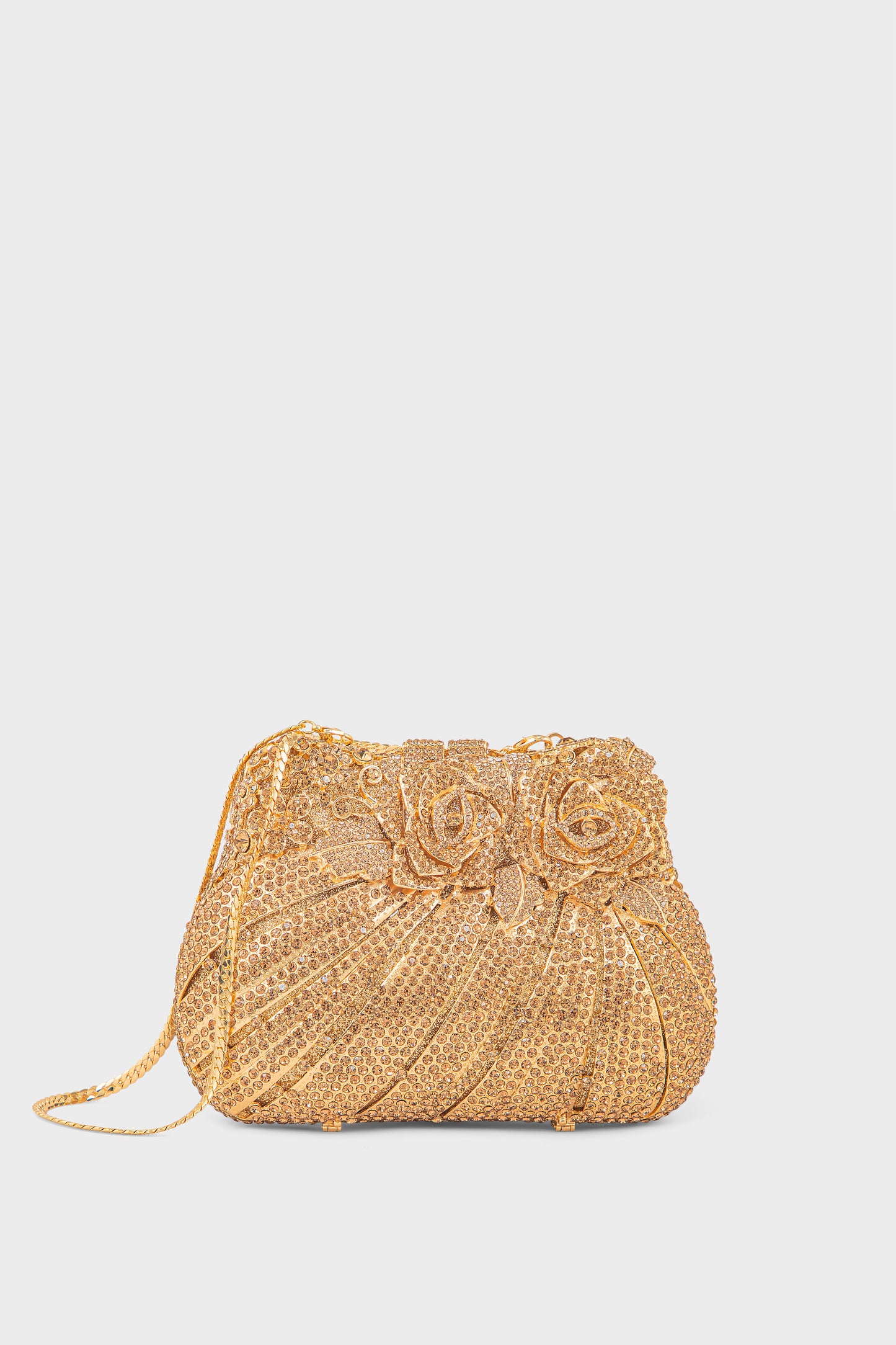 Party Wear Clutch BK4135-Golden
