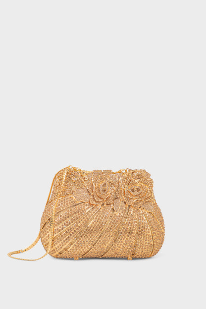 Party Wear Clutch BK4135-Golden
