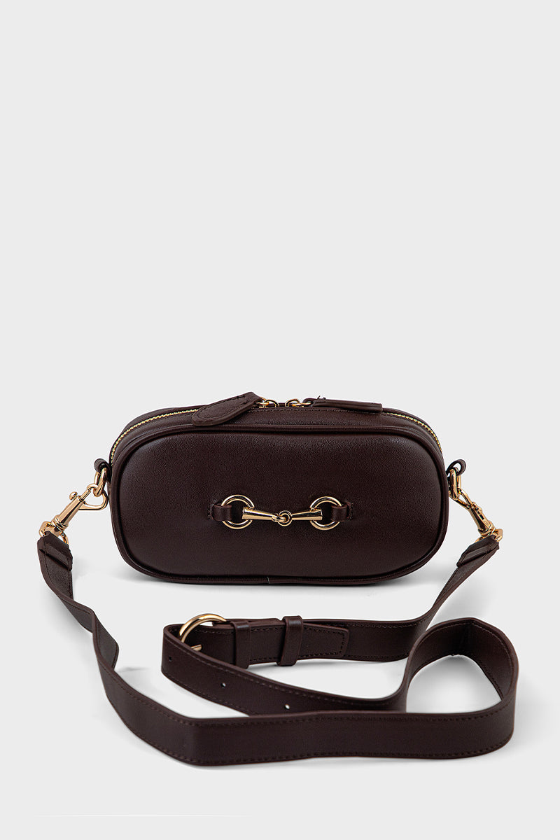 Cross Shoulder Bags BS2300-Brown