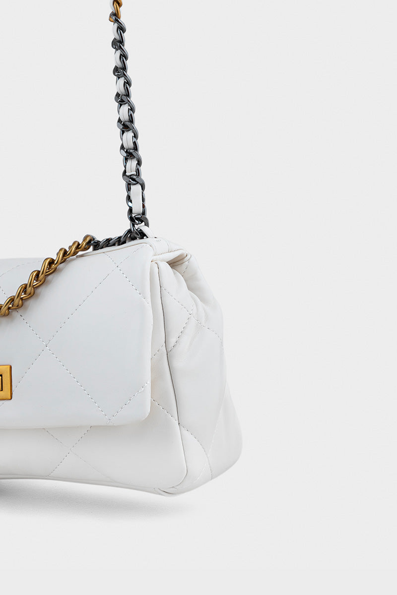 Flap Shoulder Bags BS2096-Ivory