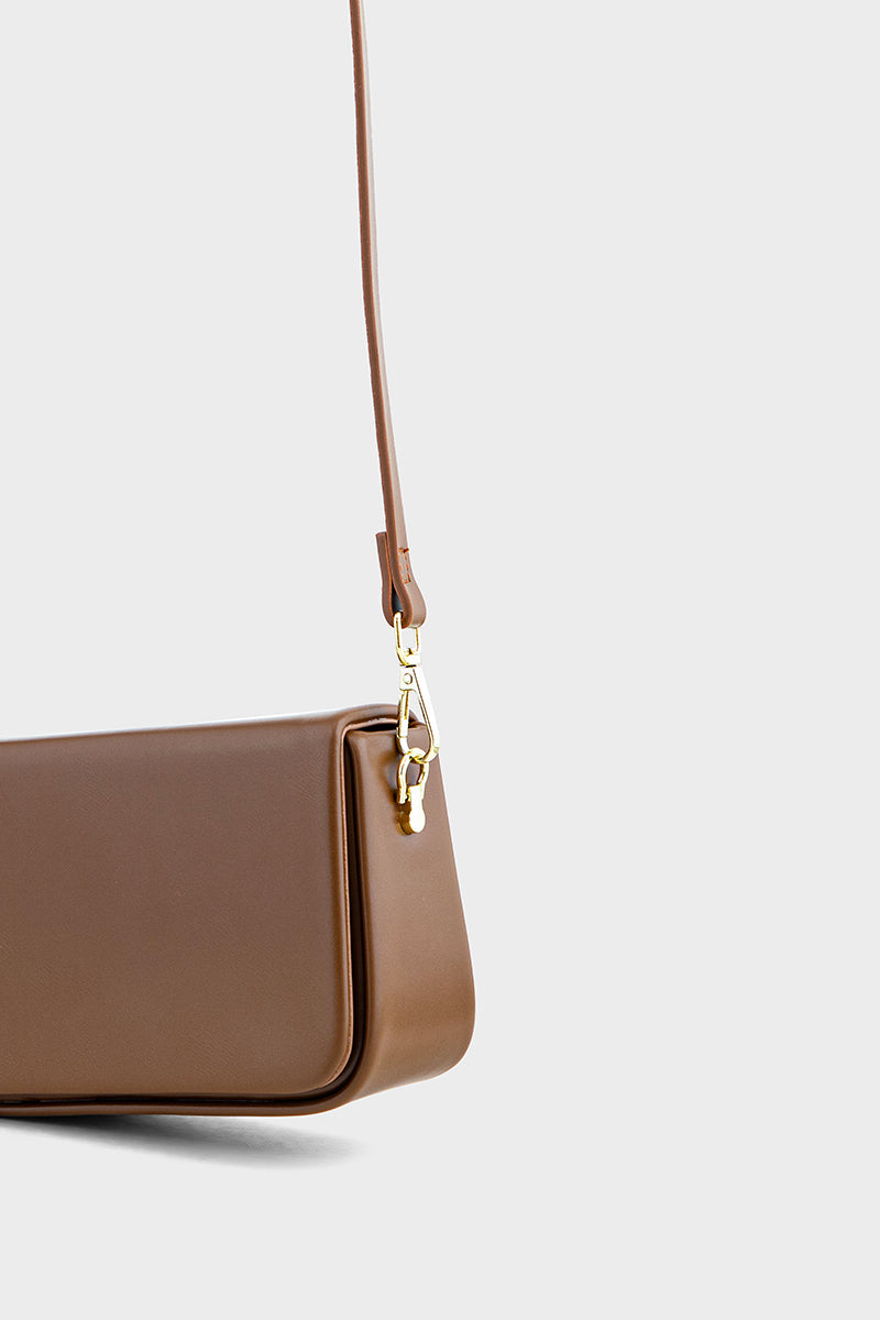 Flap Shoulder Bags BH0079-Brown